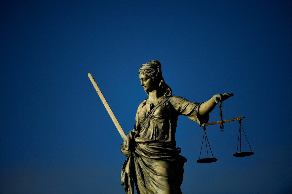 Statue in Dublin Castle, where the centenary to mark British handover took place. Photo: Reuters