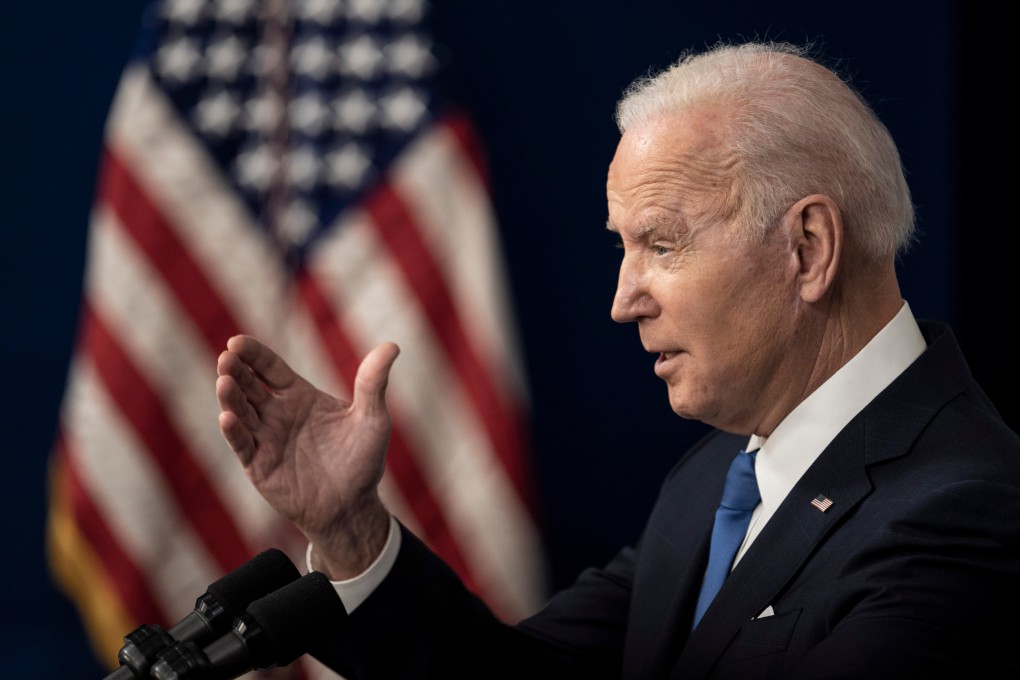 US President Joe Biden will hold a virtual meeting with Japanese Prime Minister Fumio Kishida. Photo: Bloomberg