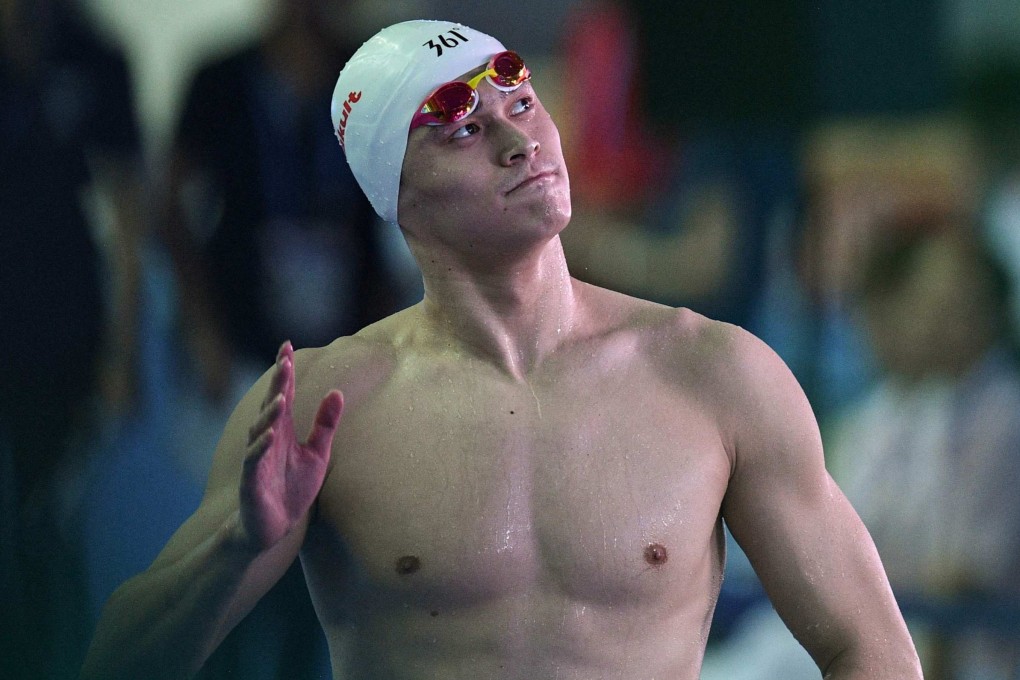 Chinese swimmer Sun Yang has proved himself as a natural salesman after promoting cosmetics online. Photo: AFP