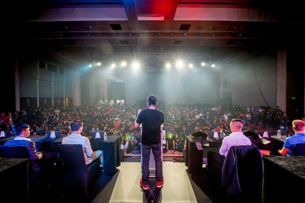 One Championship CEO Chatri Sityodtong speaks at a packed press conference in Manila, Philippines. Photo: ONE Championship
