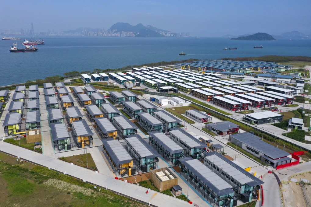 The quarantine centre at Penny’s Bay on Lantau Island. Photo: Sam Tsang