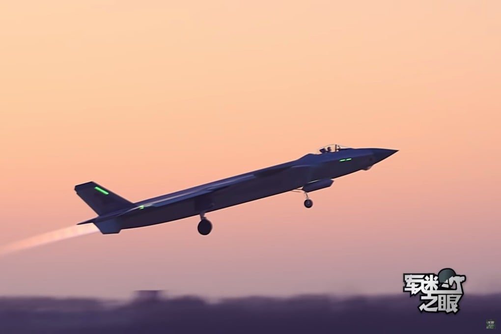 State media has shown footage of night-time exercises involving J-20 fighters. Photo: CCTV