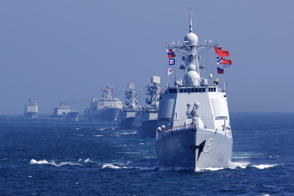 China and Russia have held numerous joint naval drills, and the two countries are set to conduct their second series of exercises with Iran. Photo: Xinhua