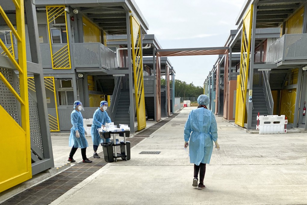 Hong Kong’s health chief has pledged improvements at the government’s quarantine facility at Penny’s Bay. Photo: Brian Rhoads