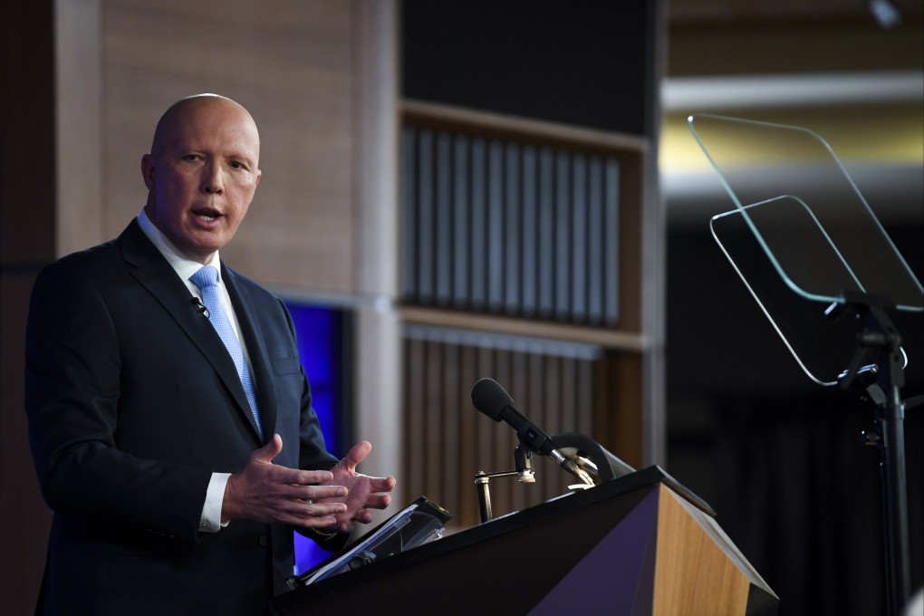 Australian defence minister Peter Dutton. Photo: EPA-EFE