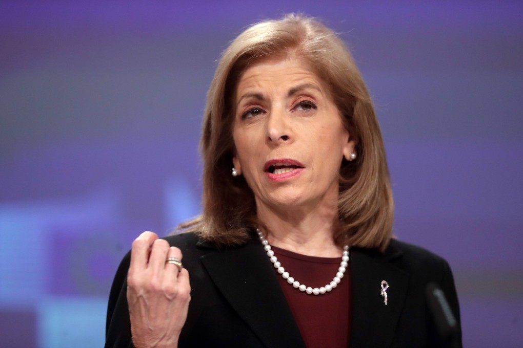 “Let’s be clear, we are witnessing a deterioration of the situation in Hong Kong,” Stella Kyriakides, the EU’s health commissioner, said during a European Parliament debate on Wednesday over a resolution urging the European Commission to take action. Photo: EPA/AFP