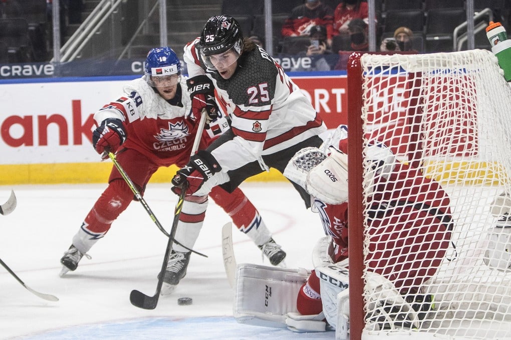 China could face Owen Power, a Canadian prospect who is projected to become an NHL star. Photo: AP