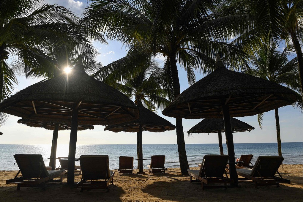 Beachchairs on Phu Quoc island, Vietnam. Photo: AFP