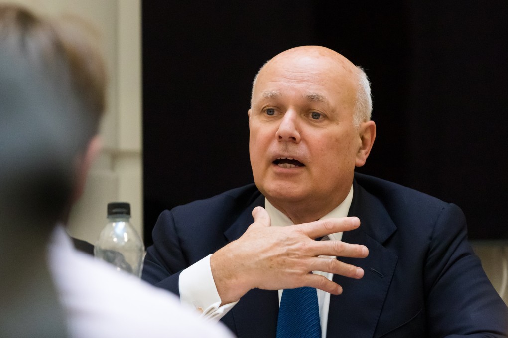 Iain Duncan Smith, a Conservative MP, was among backbenchers in a debate in the UK Parliament on Thursday calling for the British government to do more to address alleged human rights against Uygurs in Xinjiang. Photo: EPA-EFE