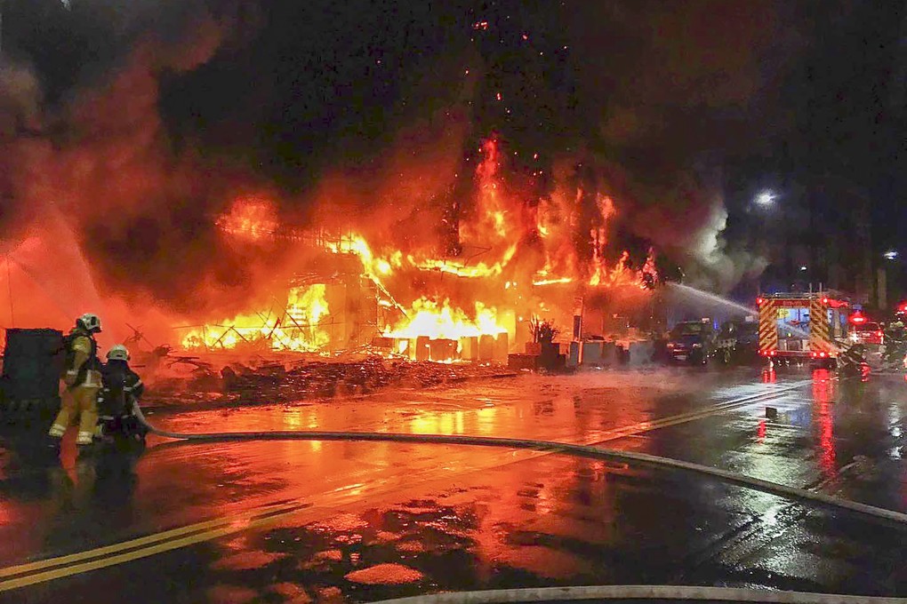 The fire at a Kaohsiung apartment block in October highlighted concerns over lax safety standards in Taiwan and exposed the poor living conditions of the elderly. Photo: Handout