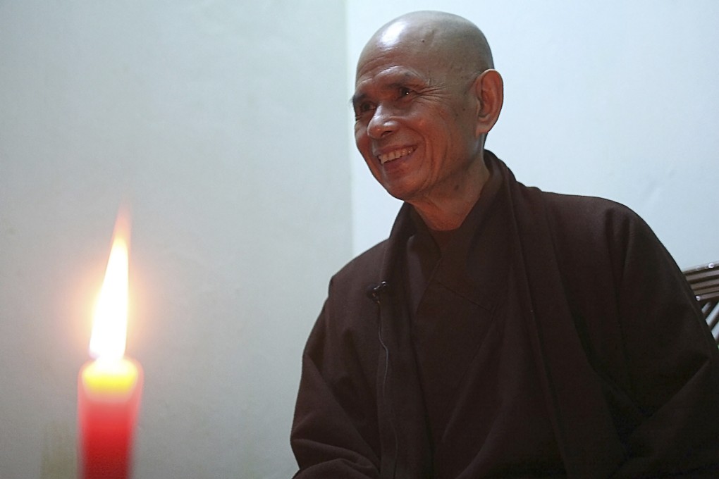 Vietnamese Zen Buddhist monk Thich Nhat Hanh has died at 95. Photo: AP