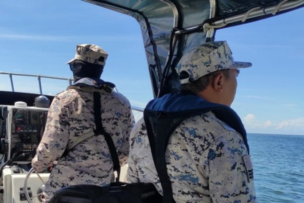 Malaysian coast guard personnel. Photo: Facebook