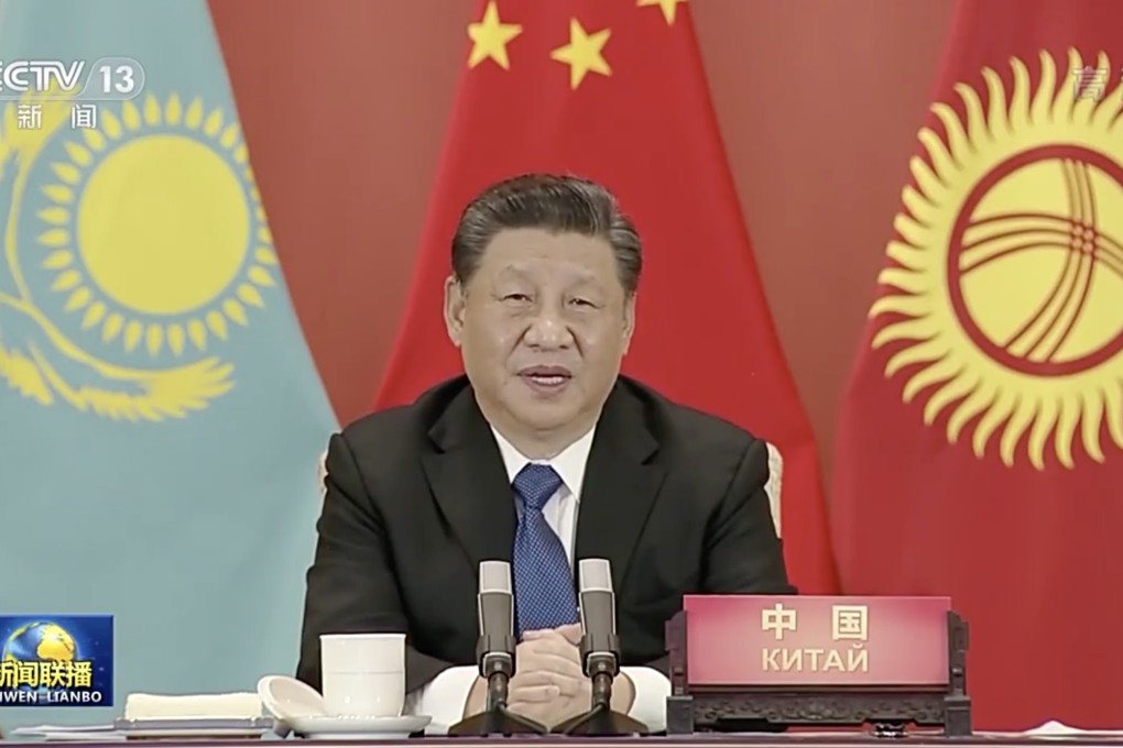 President Xi Jinping also promised 50 million Covid-19 vaccine doses to the Central Asian nations during a virtual meeting on Tuesday. Photo: Handout