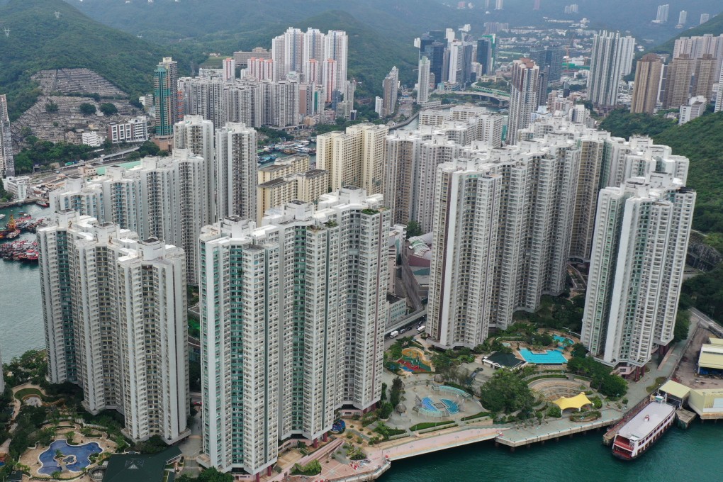 An aerial view of the South Horizons private housing estate in Ap Lei Chau, Aberdeen district. Photo: Winson Wong