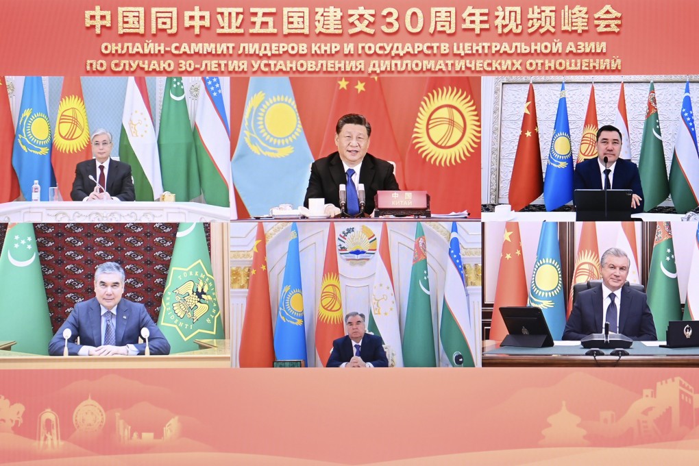 Chinese President Xi Jinping chaired a virtual summit with the five Central Asian countries this week. Photo: Xinhua