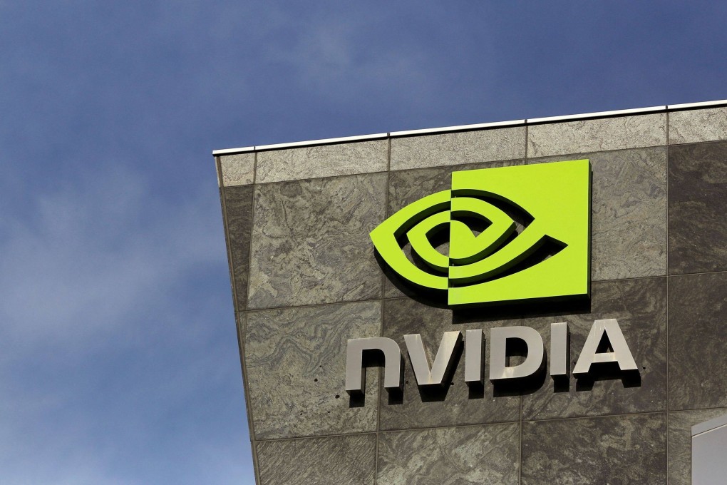 The logo of technology company Nvidia seen at its headquarters in Santa Clara, California, on February 11, 2015. Photo: Reuters