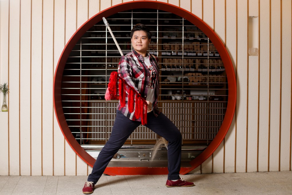 Cantonese opera performer Christie To at the Xiqu Centre in Tsim Sha Tsui. Photo: Xiaomei Chen