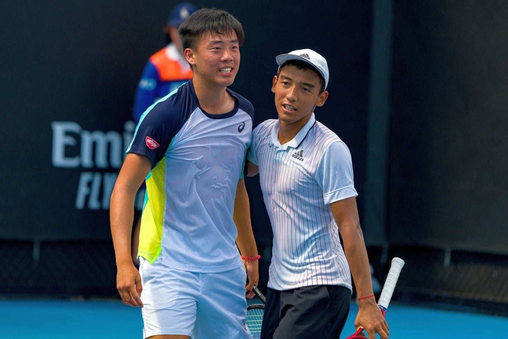 Coleman Wong and Bruno Kuzuhara find form to reach the junior boys’ doubles finals. Photo: HKTA / ArcK Photo