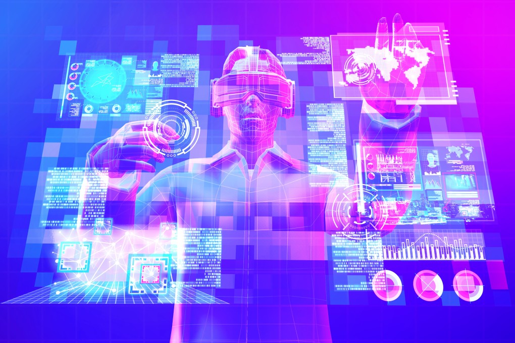 Virtual reality and augmented reality are regarded as the fundamental technologies behind the development of the metaverse, which is widely considered as the next generation of the internet. Illustration: Shutterstock