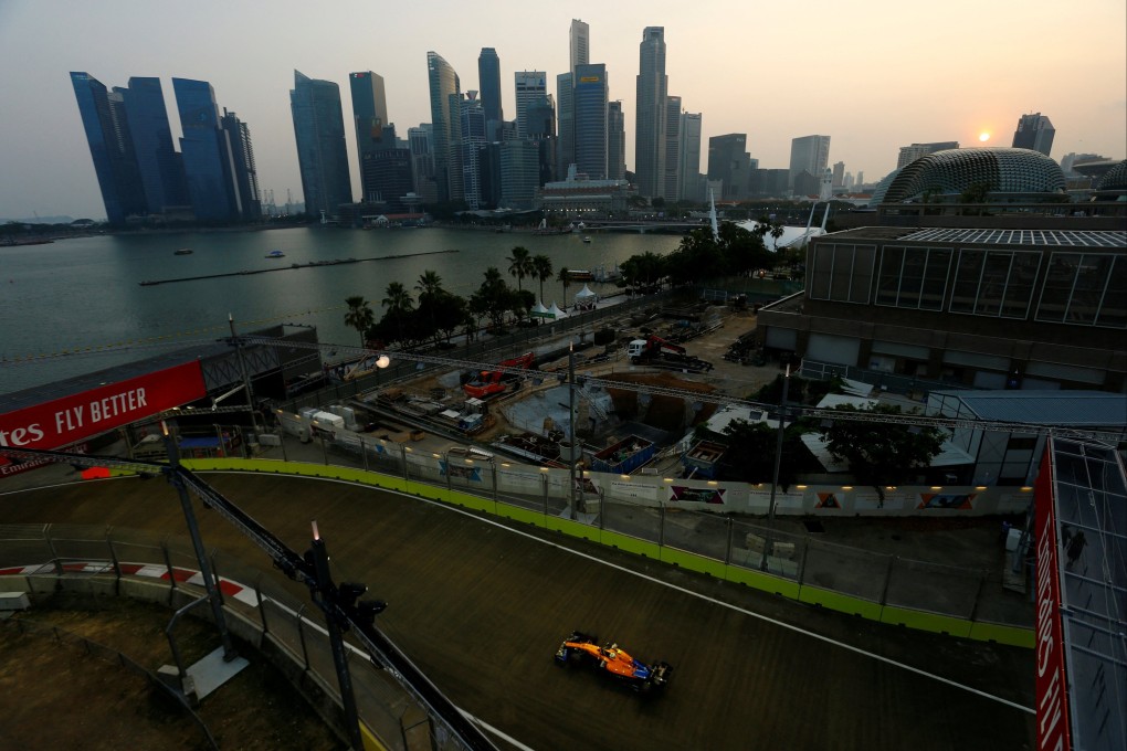 Formula One will continue on the Marina Bay street circuit until 2028. Photo: Reuters
