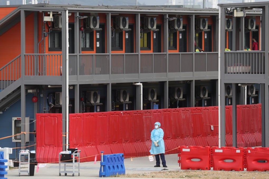 Isolation units at the Penny’s Bay Quarantine Centre on Lantau Island. Photo: May Tse