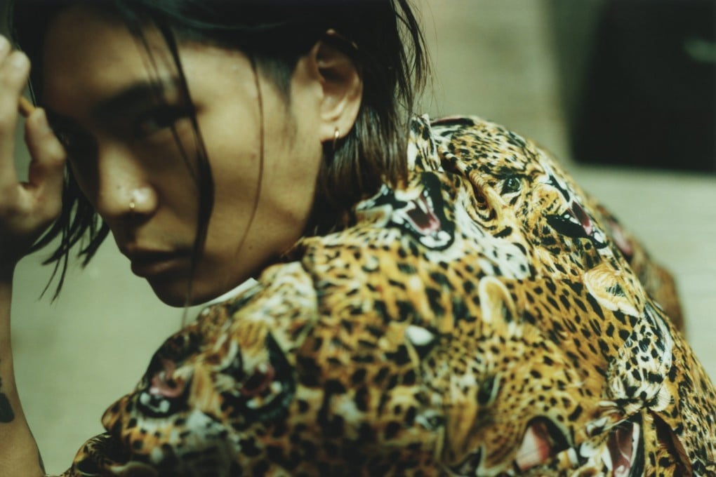 A cheetah-print shirt from Lu’u Dan, a new menswear brand from Vietnamese designer Hung La, who is also co-founder of luxury womenswear brand Kwaidan Editions.