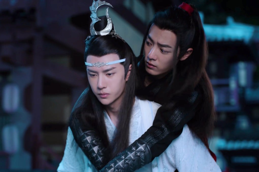 Actors Sean Xiao Zhan (right) and Wang Yibo (left) in boys’ love drama ‘The Untamed’. Photo: Handout