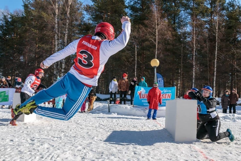 A Yukigassen – or snowball fighting – match in Armenia. Photo: Instagram/@yukigassen_am