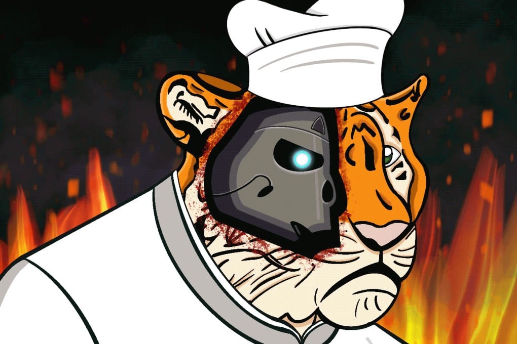 Each NFT in The Endangered Tigers collection uses hand-drawn images by a 13-yaer-old artist in Hong Kong. Photo: Handout