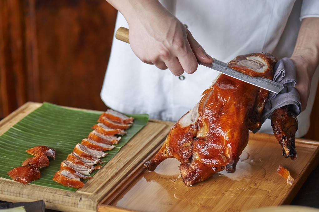 Peking Duck at Hutong restaurant in Tsim Sha Tsui is one of the favourite dishes of Macau-based Benjamin Toh, the CFO of SIM Holdings, in Macau.