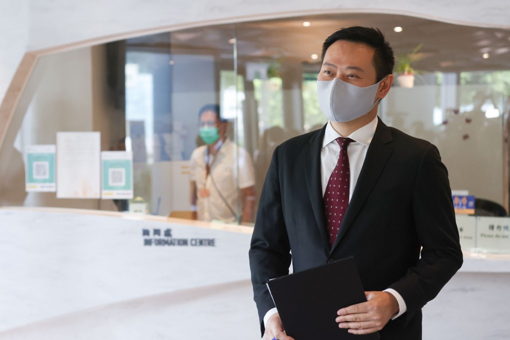 Home affairs chief Caspar Tsui announced he had tendered his resignation on Monday. Photo: May Tse