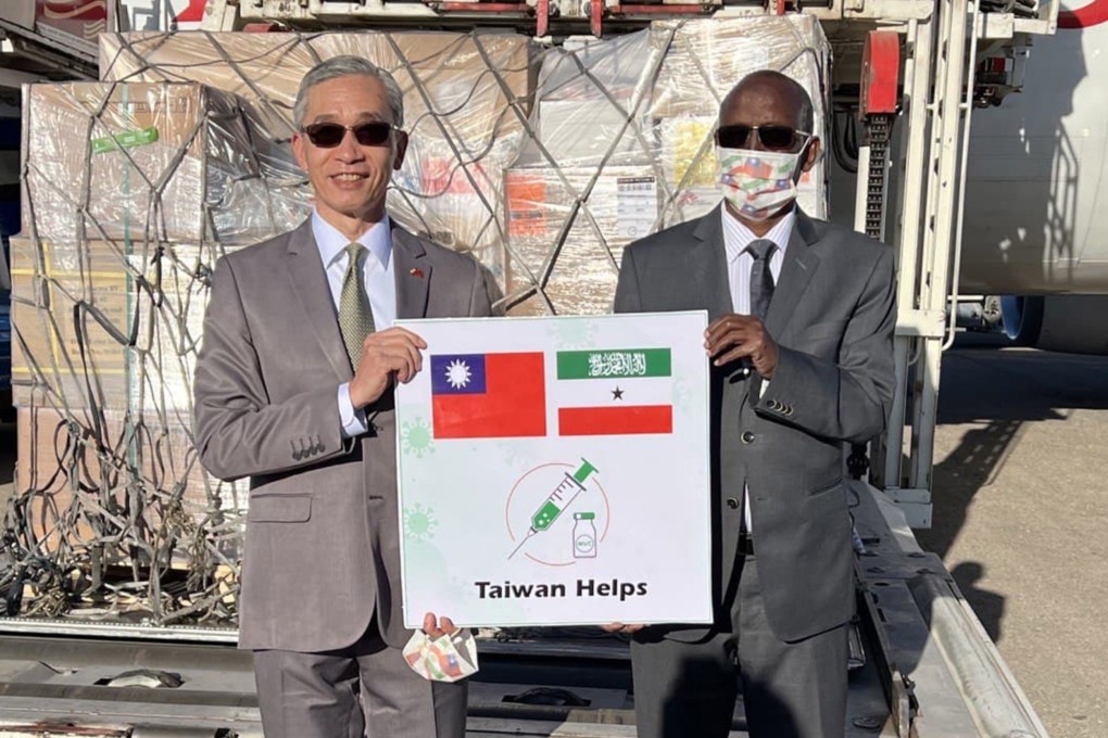 Taiwan’s gift of 150,000 doses of its Medigen Covid-19 vaccine has arrived in Somalia’s breakaway Somaliland region. Photo: CNA