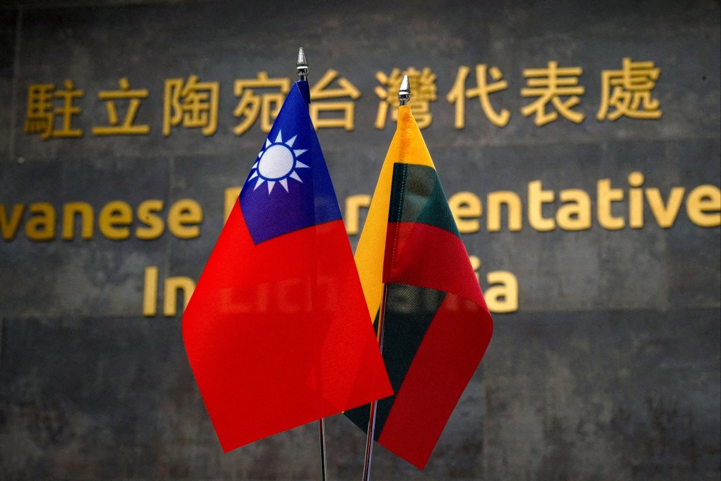 The ‘Taiwanese representative office’ in Lithuania prompted a furious reaction from Beijing. Photo: Reuters