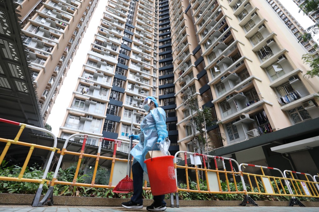 Kwai Chung Estate was recently hit by a coronvirus outbreak. Photo: Jelly Tse