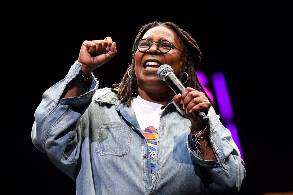 US actress Whoopi Goldberg performs during the opening ceremony of WorldPride in New York in June 2019. Photo: AFP