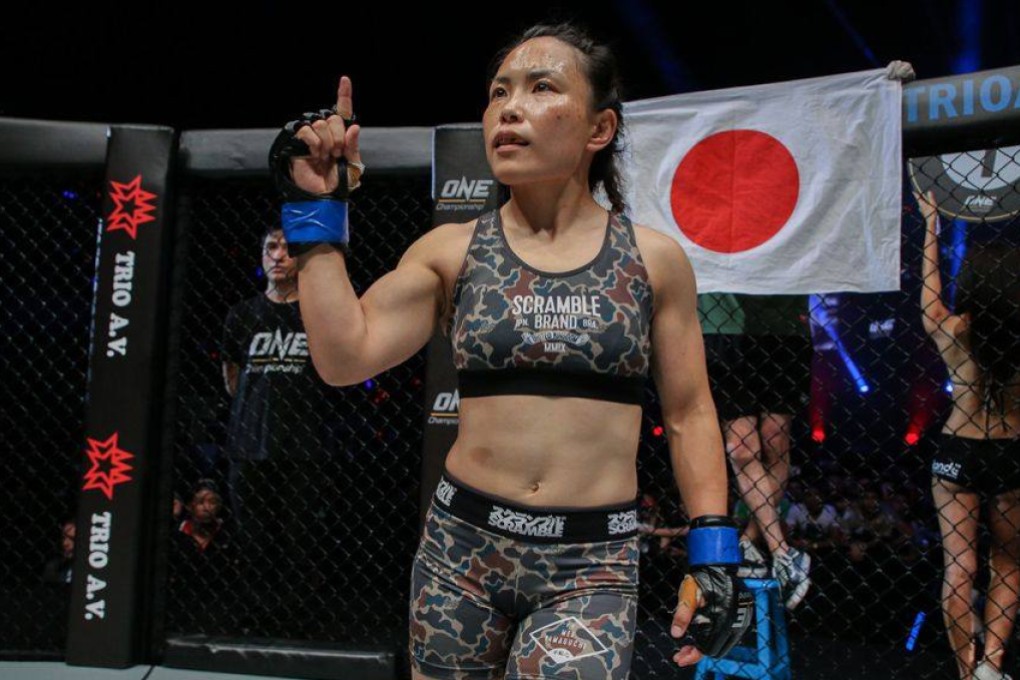 Mei Yamaguchi prepares to fight in the ONE: Circle. Photos: ONE Championship