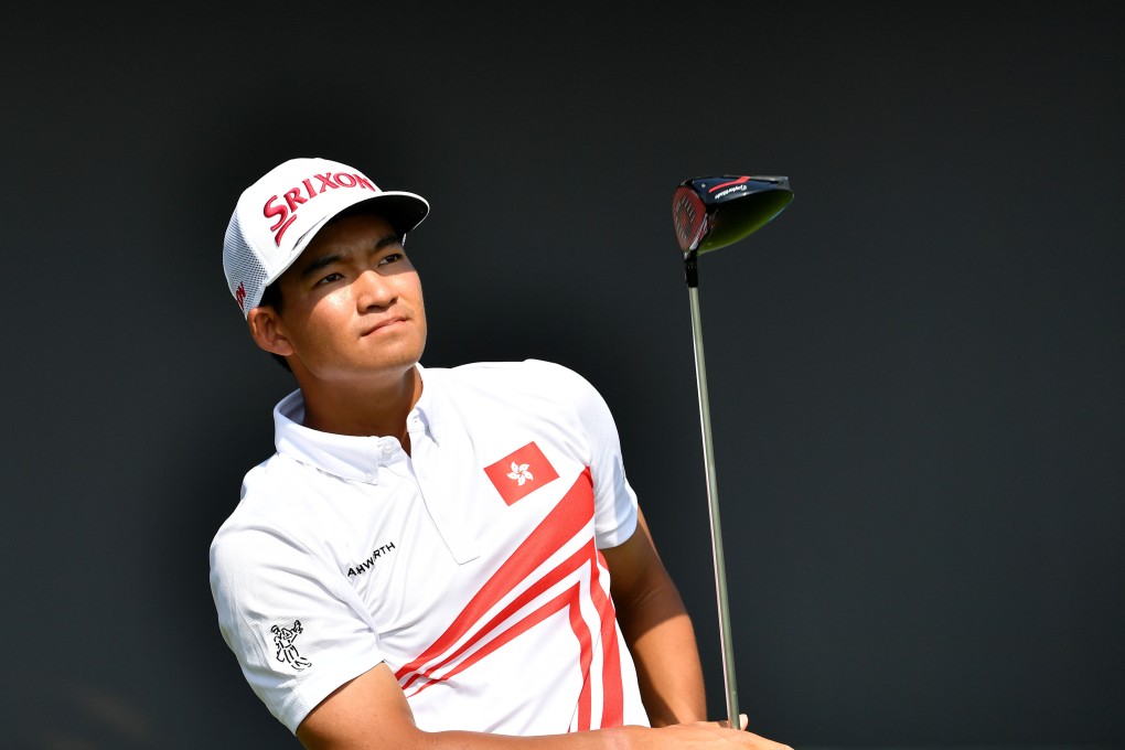 Hong Kong amateur Taichi Kho during round one of the US$5 million PIF Saudi International, at the Royal Greens Golf and Country Club.  Photo:Paul Lakatos/Asian Tour