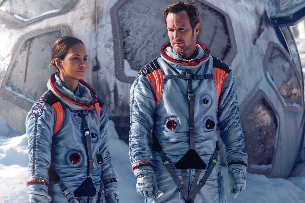 Halle Berry and Patrick Wilson in a still from Moonfall, directed by Roland Emmerich.