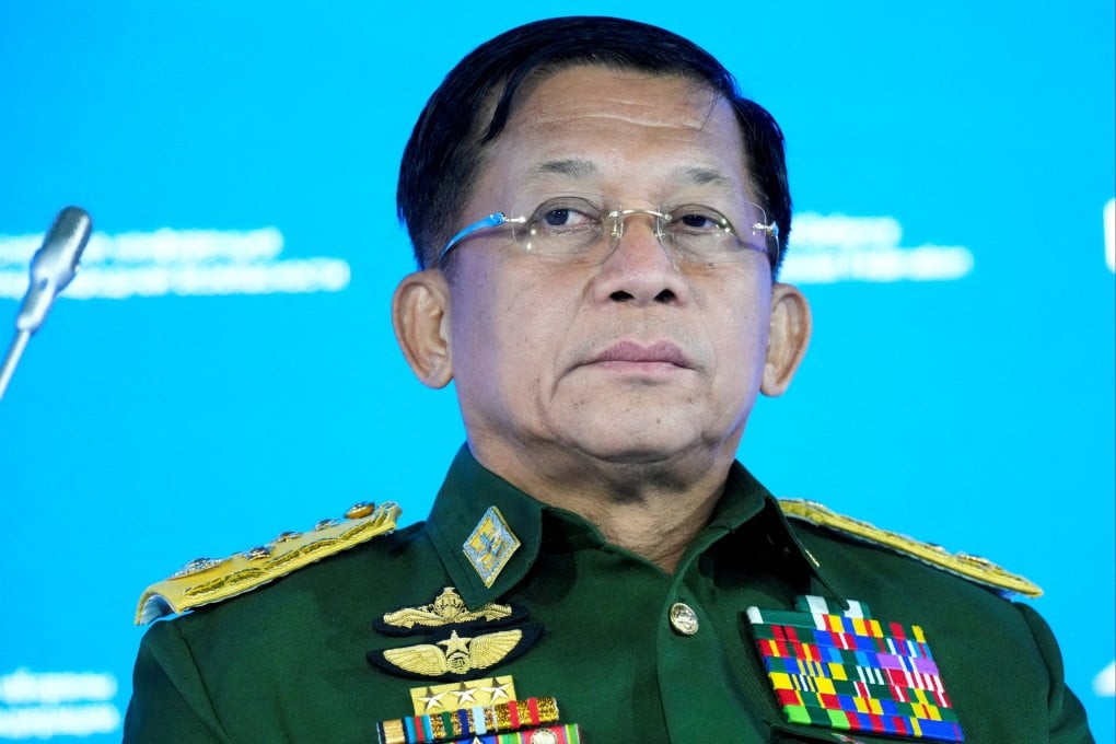 Myanmar’s junta chief General Min Aung Hlaing. Photo: Reuters