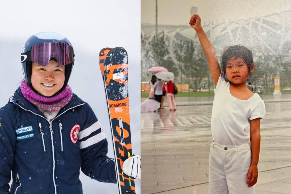 Hong Kong skier Audrey King is competing in the women’s slalom event at the Winter Olympic Games. Photo: Ski Association of Hong Kong; Handout