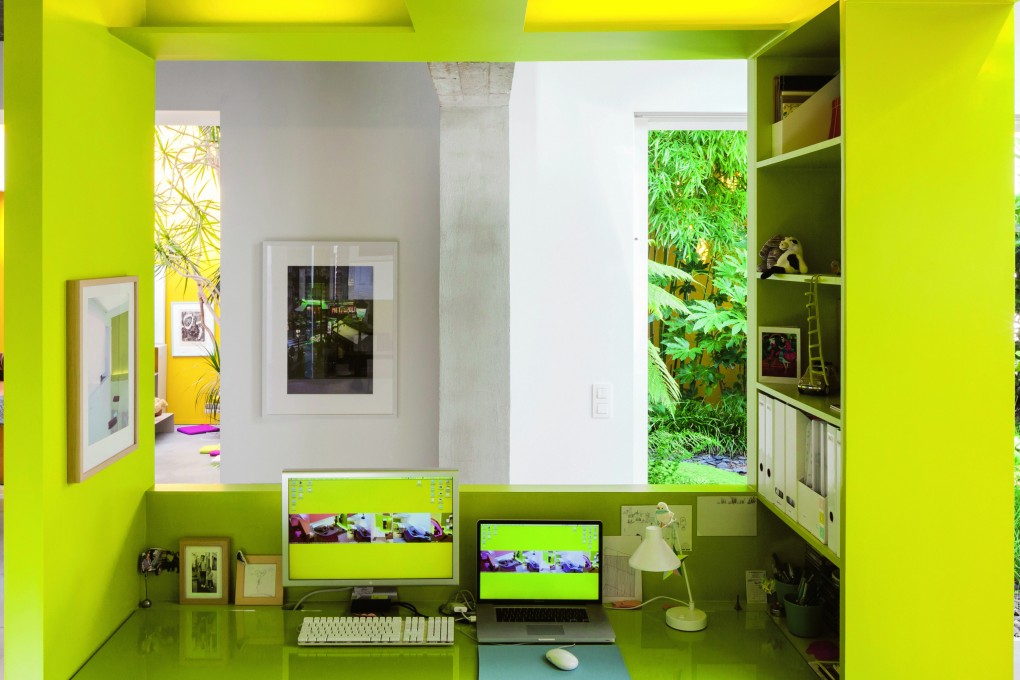 A home office pictured in author An Bogaerts’ book Where We Work. For a home office to work it must fit your personality, she says, and describes several options. Photo: Tim Van de Velde Photography