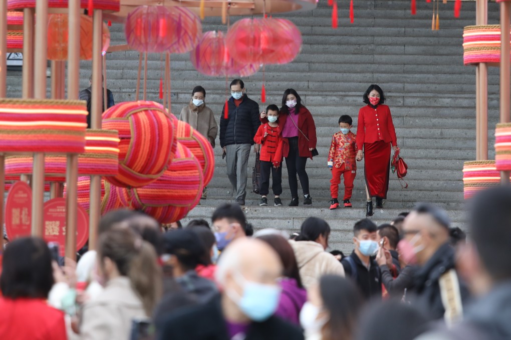 A shopping mall in Hong Kong’s Tsim Sha Tsui district on the first day of the Year of the Tiger. The e-CNY pilot will initially focus on retail payments before being expanded to cover wholesale transactions at a later stage. Photo: Yik Yeung-man
