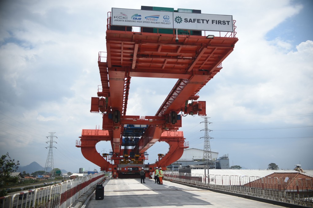 The high-speed rail link between Jakarta and Bandung is expected to be completed by June 2023. Photo: Xinhua