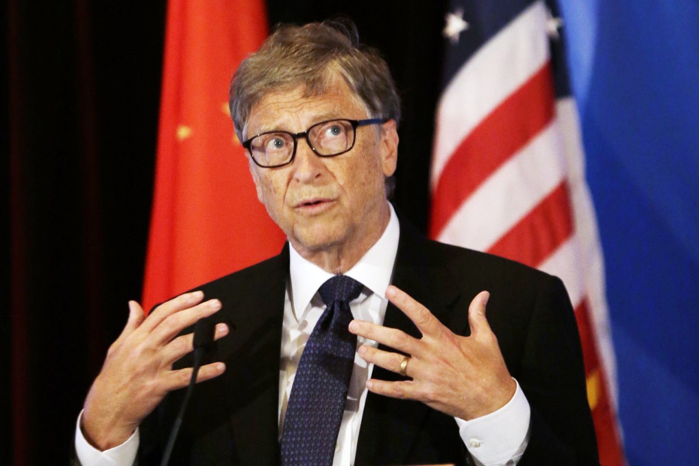 Bill Gates speaks at a conference in Seattle in September 2015. Photo: AP