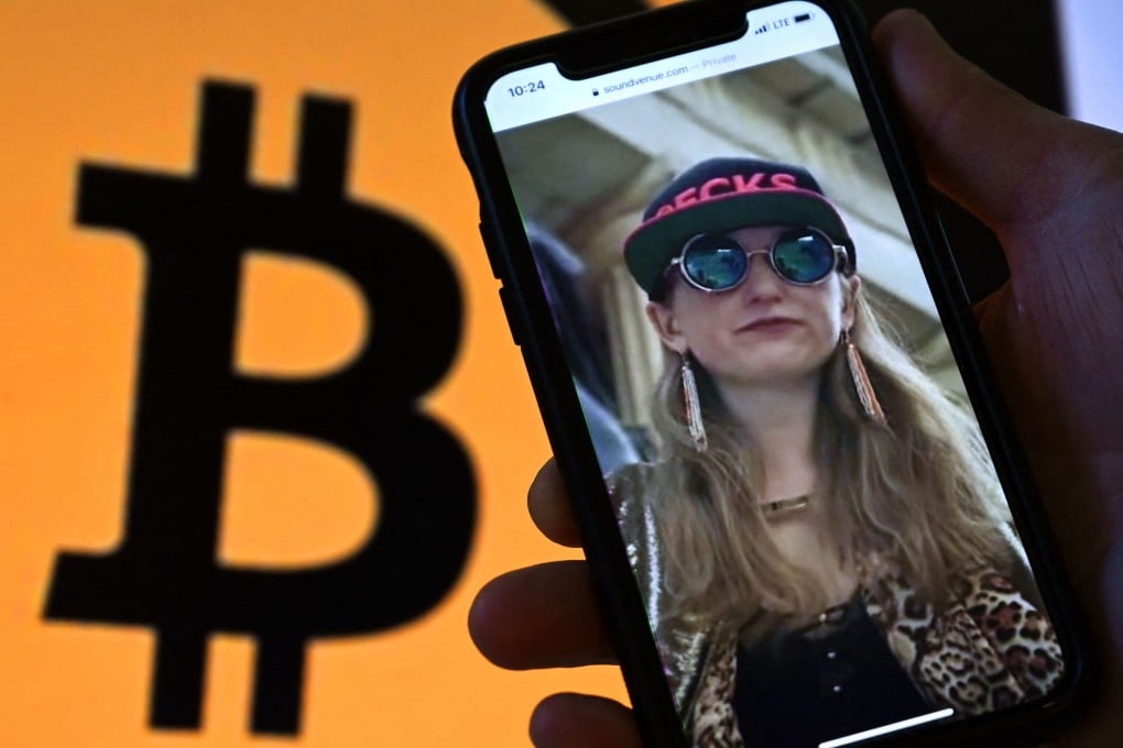Heather Morgan, also known as ‘Razzlekhan’. Morgan and her husband have been charged with trying to launder billions of dollars worth of Bitcoin stolen in a 2016 hack of the Bitfinex currency exchange. Photo: AFP