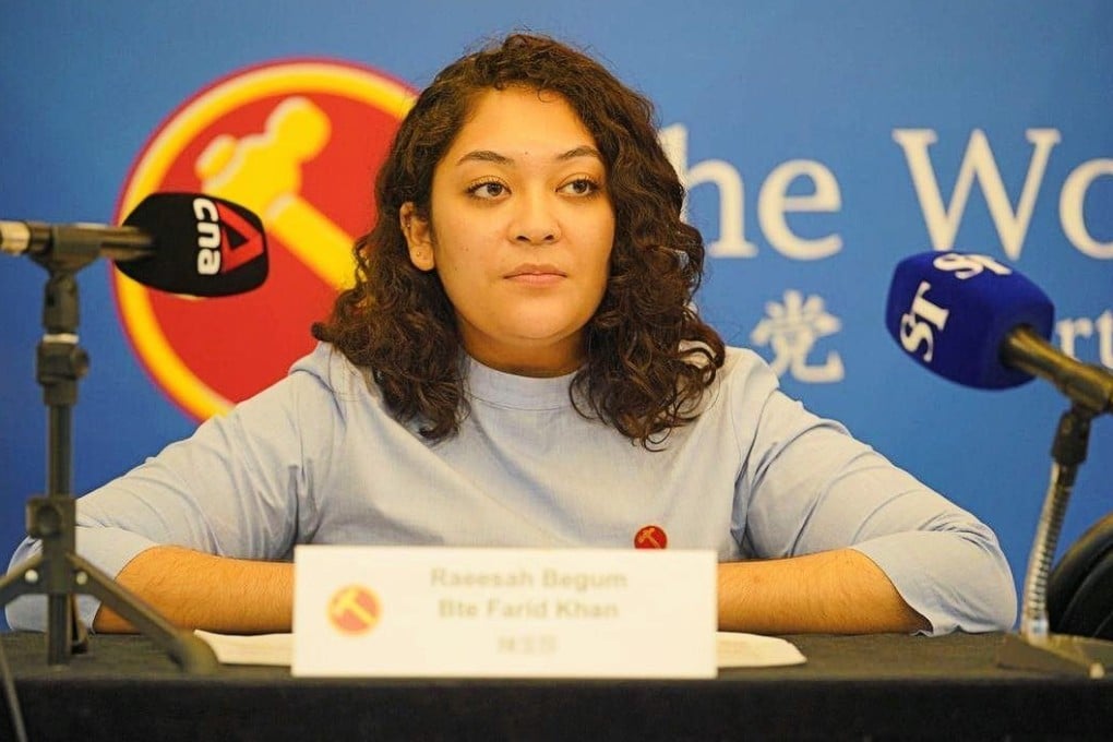 Raeesah Khan, former MP from Singapore’s opposition Workers’ Party. Photo: Facebook