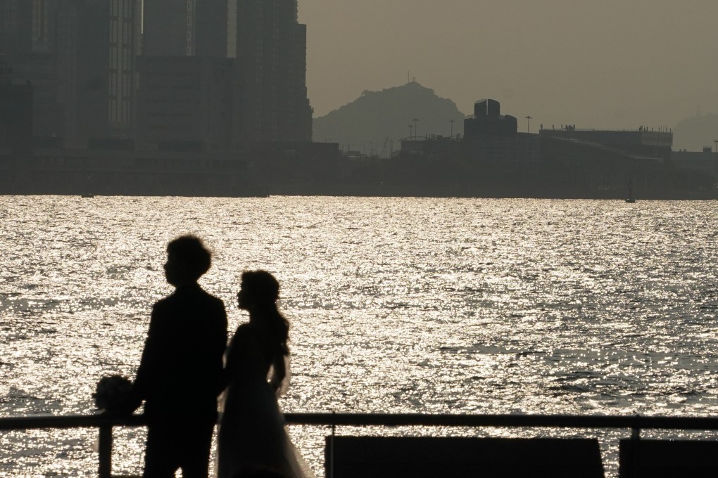 Hong Kong couples have been forced to scale down weddings due to the latest Covid-19 restrictions. Photo: Felix Wong