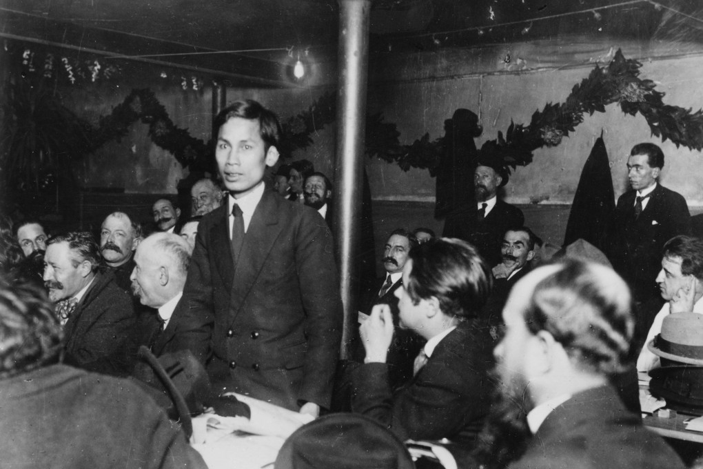 Ho Chi Minh speaks at the foundational congress of the French Communist Party, in Tours, France, in 1920. The Vietnam War leader’s ideas and military strategy won independence for Vietnam and defeated the United States war machine.