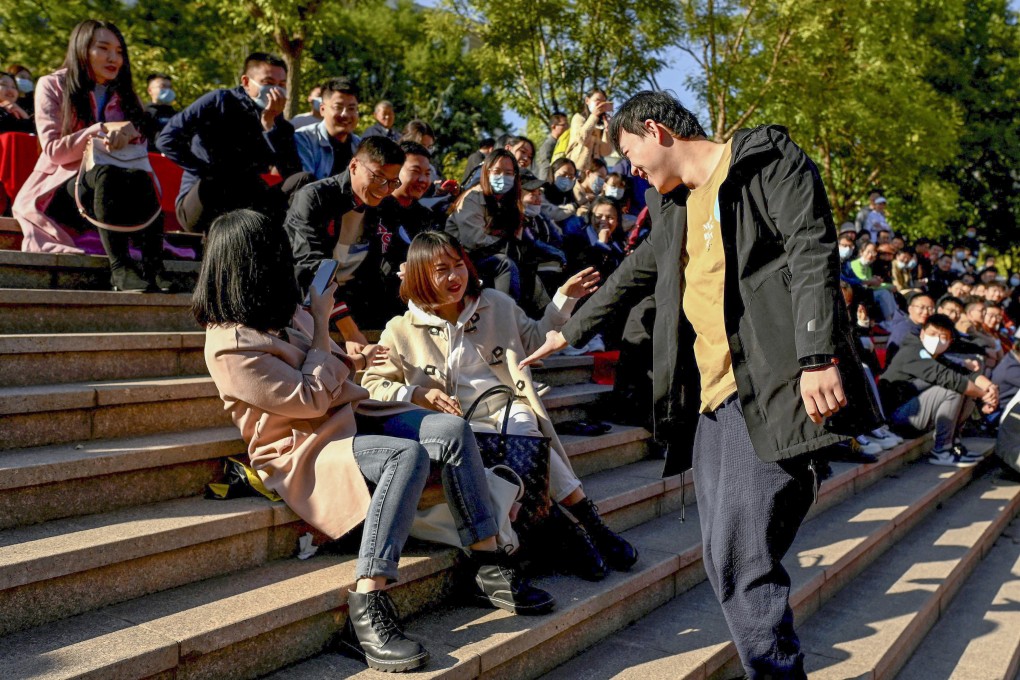 China’s Communist Party youth branches are increasingly organising events and social introductions for singles. Photo: AFP