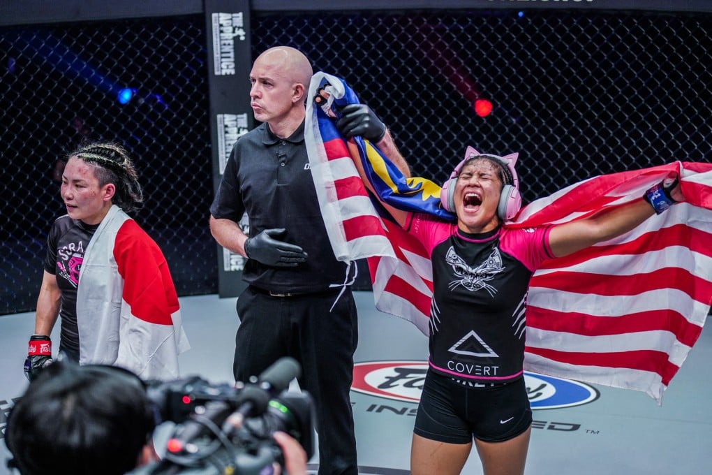 Jihin Radzuan defeats Mei Yamaguchi by decision at ONE: Bad Blood. Photo: ONE Championship